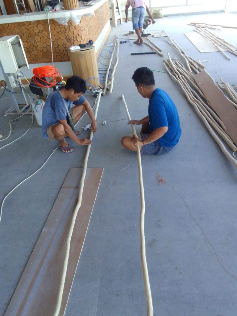 jual kayu dolken untuk cafe